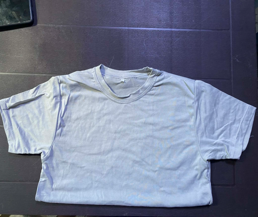 KAZO Round Neck T-Shirts - 180gsm Cotton Spandex - Gray front
