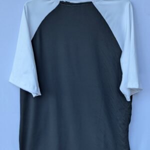 KAZO Raglan T-Shirt Black White front view